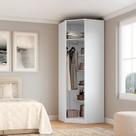 Closet Modulado de Canto 45º Sem Portas 100% MDF Altezza