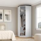 Closet Modulado de Canto 45º Sem Portas Altezza Belmax