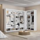Closet Modulado Duplo 6 Gavetas MDF Amoudi Móveis