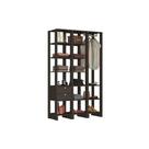 Closet Multi Yes Com Cabideiro 2 Gavetas E 14 Prateleiras Nova Mobile Grafite Intenso