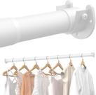 Closet Rod Supforce Stepless Ajustável 43-404 cm Metal Branco