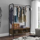 Closet Roupeiro Em Aço De Carbono Mdp Com Acabamento Bp Preto/ Demolição Sabik - Larbelle