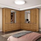 Closet Sevilha 6 Portas Casal Duplo Plus 18 Gavetas Carioca