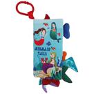 Cloth Book bebe mondo Fish Tails 0-6-12-18 meses com mordedor Cloth Book bebe mondo Fish Tails 0-6-12-18 meses com mordedor