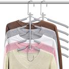 Clothes Hangers Lomrsiul Space Saving Shirt Organizer, pacote com 2 Clothes Hangers Lomrsiul Space Saving Shirt Organizer, pacote com 2