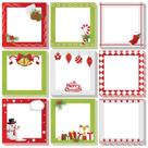 Clothmile, 9 peças de blocos de notas adesivas de Natal, 450 folhas