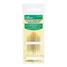 Clover 16 Agulhas Curta Para Bordar Gold Eye NO 3 - 9 (235)