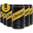 Club Soda SCHWEPPES 350ml (6 Latas)