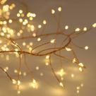 Cluster Fairy Lights QBIS Warm White 200 Micro LED USB