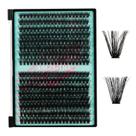 Clusters de cílios AMZGIRL LASH 320 unidades D Curl 10-16 mm