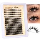 Clusters de cílios JIMIRE Wispy Lash 180 unidades D-Curly 8-16 mm Clusters de cílios JIMIRE Wispy Lash 180 unidades D-Curly 8-16 mm