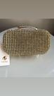 Clutch Dourada Pedraria