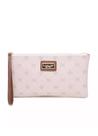 Clutch feminina em monograma Clutch feminina em monograma