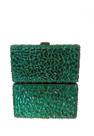 Clutch Feminina Verde Esmeralda com Pedrarias e Strass Luxo tamanho:Único Clutch Feminina Verde Esmeralda com Pedrarias e Strass Luxo tamanho:Único