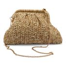 Clutch Madame Marie Trançada Palha