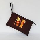 Clutch personalizada preta