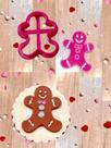 CM20 Cortador e marcador natal ginger bread confeitaria pasta americana CM20 Cortador e marcador natal ginger bread confeitaria pasta americana