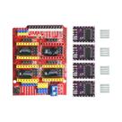 CNC Shield V3 Para Impressora 3D Arduino Máquina De Gravação Com 4 Drivers De Motor De Passo A4988 4 CNC Shield V3 Para Impressora 3D Arduino Máquina De Gravação Com 4 Drivers De Motor De Passo A4988 4