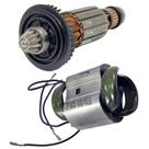 Cnj rotor+estator 127v completo esmerilhadeira bosch gws850