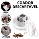 Coador De Café Descartável Filtro De Cafe Individual Cuador Pequeno Mini Cuador Descartavel Cozinha