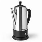 Coador de café Elite Gourmet de 12 xícaras de aço inoxidável