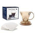 Coador de Café em Acrílico Clever 500ml com 100 Filtros Original