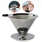 Coador De Café Individual Sem Papel Permante Aço Inox 12 cm Reutilizavel Ecologico