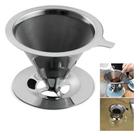 Coador de Café Permanente Aço Inox Reutilizável Suporte Café 101