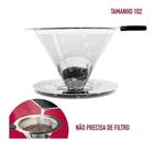 Coador Filtro 102 Café Pour Over Aço Inox Alta