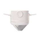Coador Filtro Café Aço Inox Permanente Portátil S/ Papel Branco Coador Filtro Café Aço Inox Permanente Portátil S/ Papel Branco