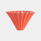 Coador Filtro De Suporte Cafe Cerâmica Tipo Hario Laranja