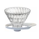 Coador Hario V60 Vidro Branco Tamanho 02