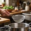 Coador Peneira Inox 12cm Classinox - Utensílio de Cozinha Multiuso