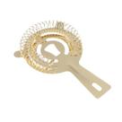 Coador Strainer De Gelo Profissional Aço Inox Dourado Barman Bebidas DrinkBaladaGin