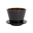 Coador Timemore Crystal Eye B75 Ambar Acrílico Preto Tamanho 01