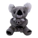 Coala Mãe E Filhote 27cm Pelúcia