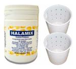 Coalho Halamix Pó 50g Fabricação De Queijos + 2 Formas 500g