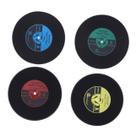 Coasters FELTECHELECTR Record, 10 peças de tapete Music Party