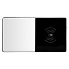 Coasters smart heating coaster 3 em 1 placa elétrica aquecedor de bebidas aquecedor de caneca de café carregador sem fio