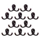 Coat Hook Design House Double Horizontal Polido a Óleo Coat Hook Design House Double Horizontal Polido a Óleo