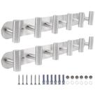 Coat Hook Rack Vanloory montado na parede com 12 ganchos de aço inoxidável