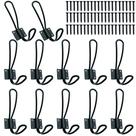 Coat Hooks Hajoyful Rustic Entryway, pacote com 12 unidades, aço preto Coat Hooks Hajoyful Rustic Entryway, pacote com 12 unidades, aço preto