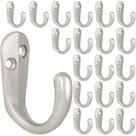 Coat Hooks iBosins montados na parede, pino único, 20 peças +40 parafusos Coat Hooks iBosins montados na parede, pino único, 20 peças +40 parafusos