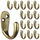 Coat Hooks iBosins, pino único montado na parede, 15 unidades com parafusos Coat Hooks iBosins, pino único montado na parede, 15 unidades com parafusos