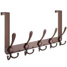 Coat Hooks TICONN Over The Door 5 Heavy Duty Tri Coat Rack
