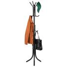 Coat Rack Mind Reader Freestanding Black Metal 174 cm