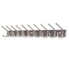 Coat Rack Wall Mount WEBI 10 Coat Hooks em aço inoxidável