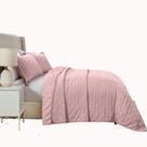 Cobercolcha Sherpa King Dublin 3pçs 100% Poliéster - Rosé