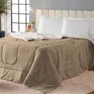 Coberdrom Casal King Edredom Cobertor Soft Sherpa Premium Macio Quentinho