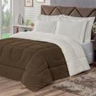 Coberdrom Casal Queen Veneza 1 Peça Manta Sherpa Fleece Tabaco Coberdrom Casal Queen Veneza 1 Peça Manta Sherpa Fleece Tabaco